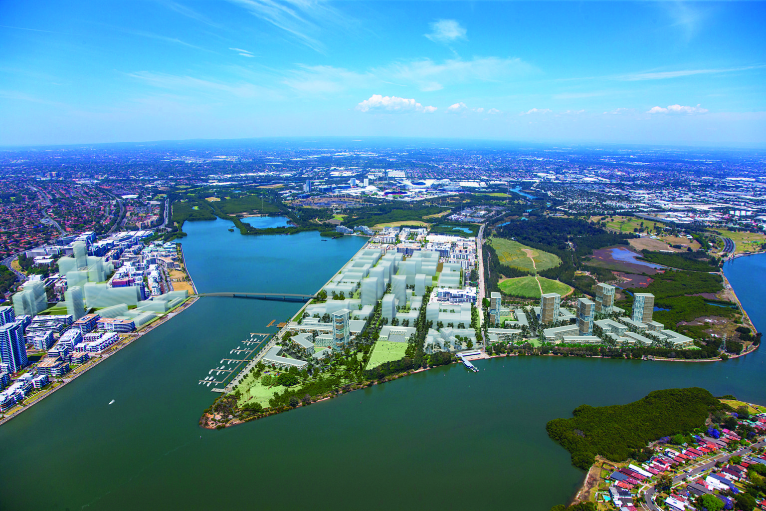 Wentworth Point Headland Park & UAP Context