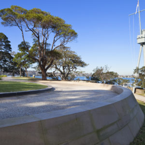 Tourism + Culture, Bradley's Head, walkway, monument, memorial, Landscape Architecture