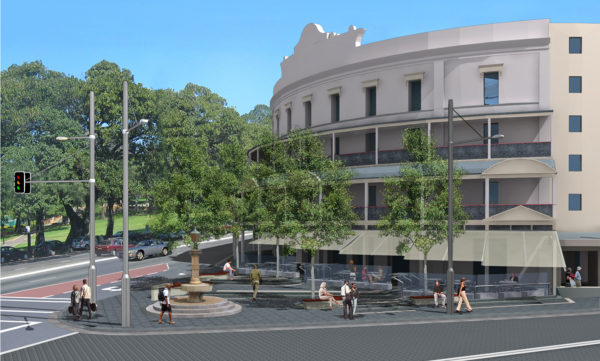 Public Domain, Glebe Point Road, streetscape, Landscape Architecture, urban design