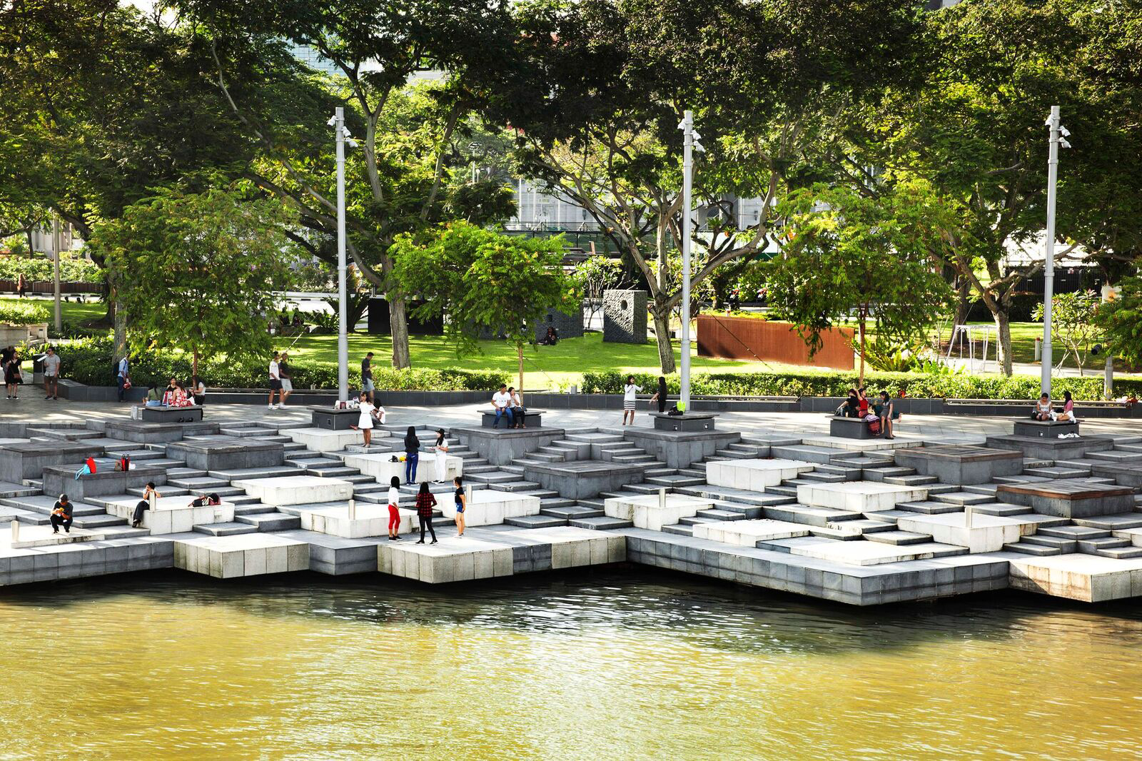 Public Domain, Empress Place + Esplanade Park, Singapore waterfront