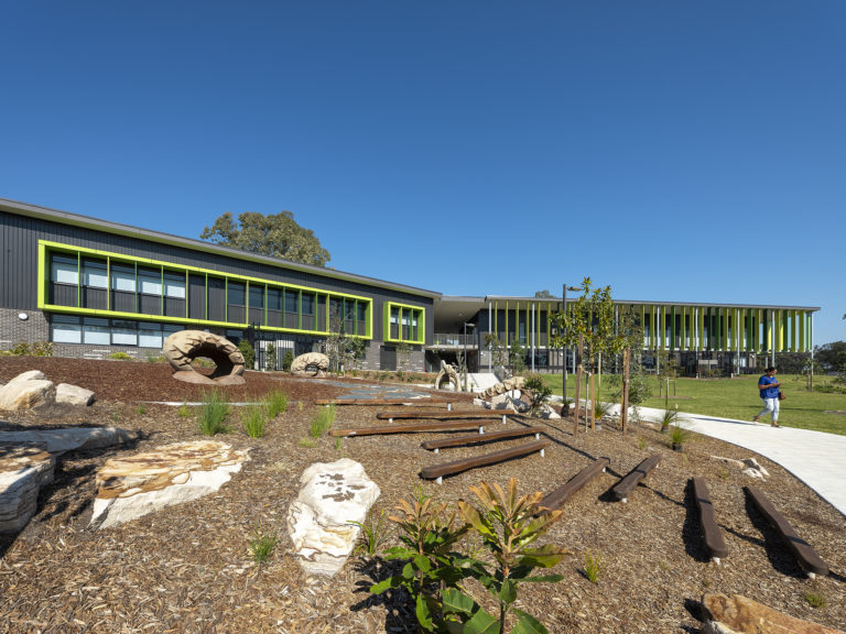 Education, Bella Vista Public School, exteriors, garden bed, planting