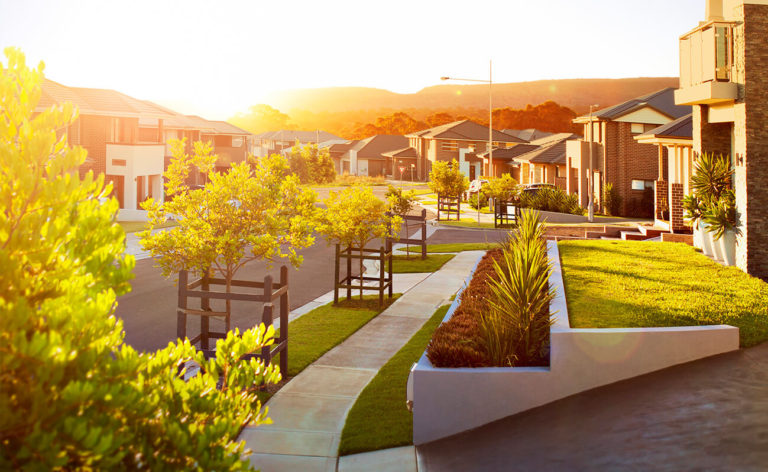 Community, Mulgoa Rise, street, planting, young trees