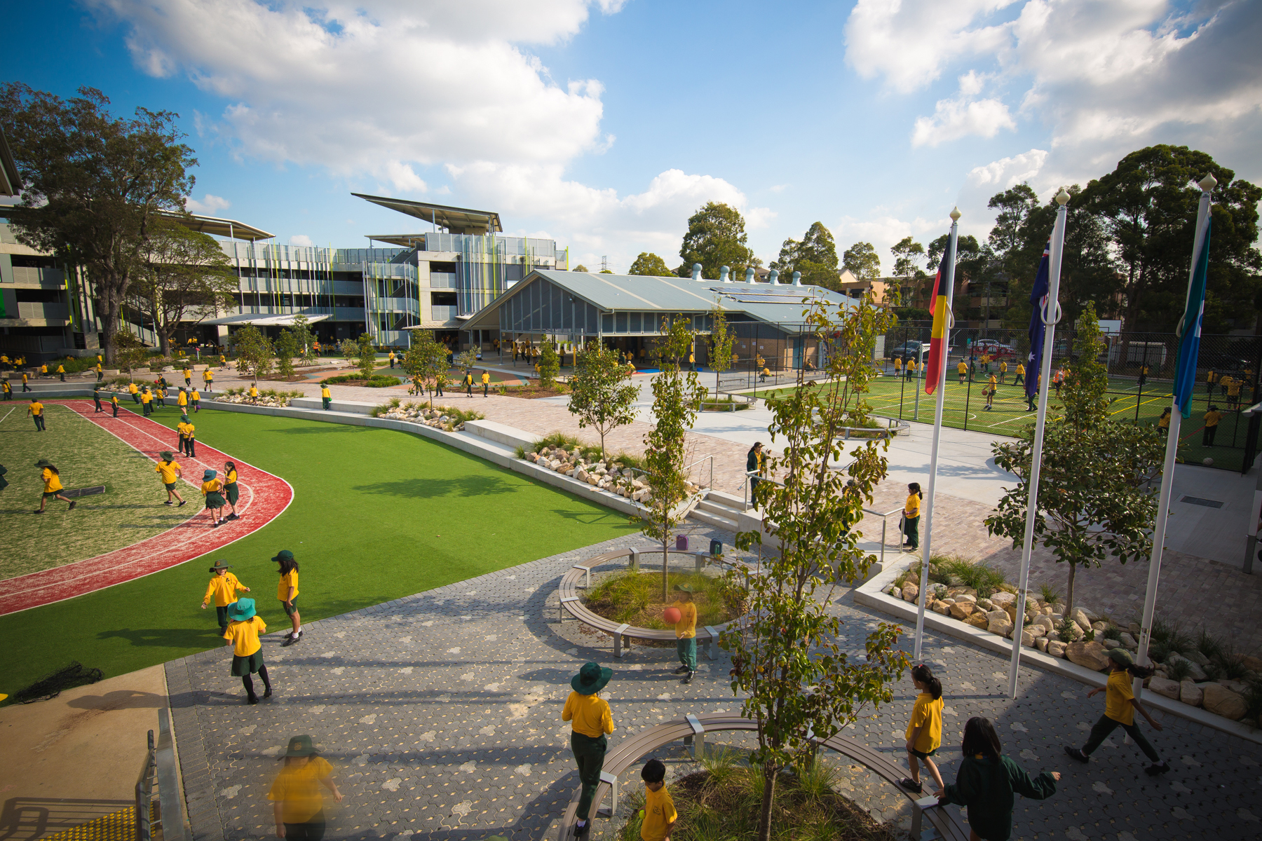 Education, Homebush West Public School, garden, playground, planting