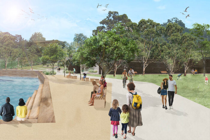 Public Domain, Berrys Bay master plan, BP site, Landscape Architecture