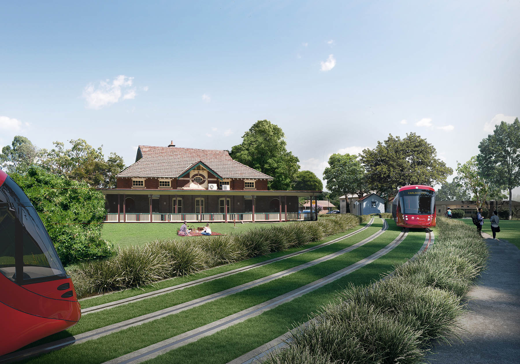 Transport, Parramatta Light Rail Stage 1, Landscape Architecture