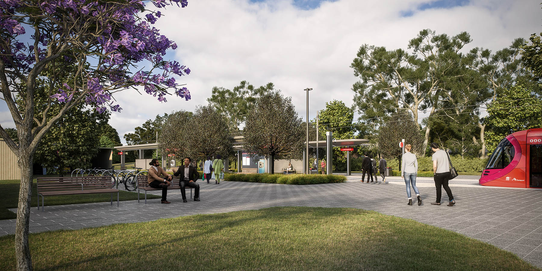 Transport, Parramatta Light Rail Stage 1, Landscape Architecture