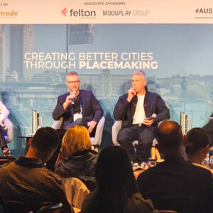 Hamish Dounan speaks at the Australian Placemaking Summit